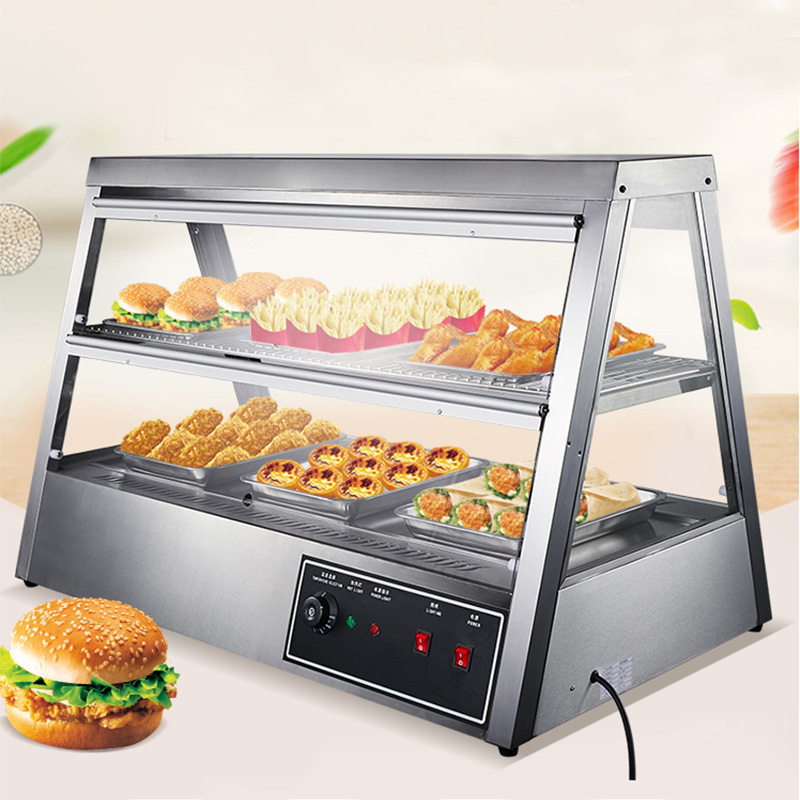 Food Warmer Display - Sıcak Isıtıcı Teşhir Ticari Paslanmaz Çelik