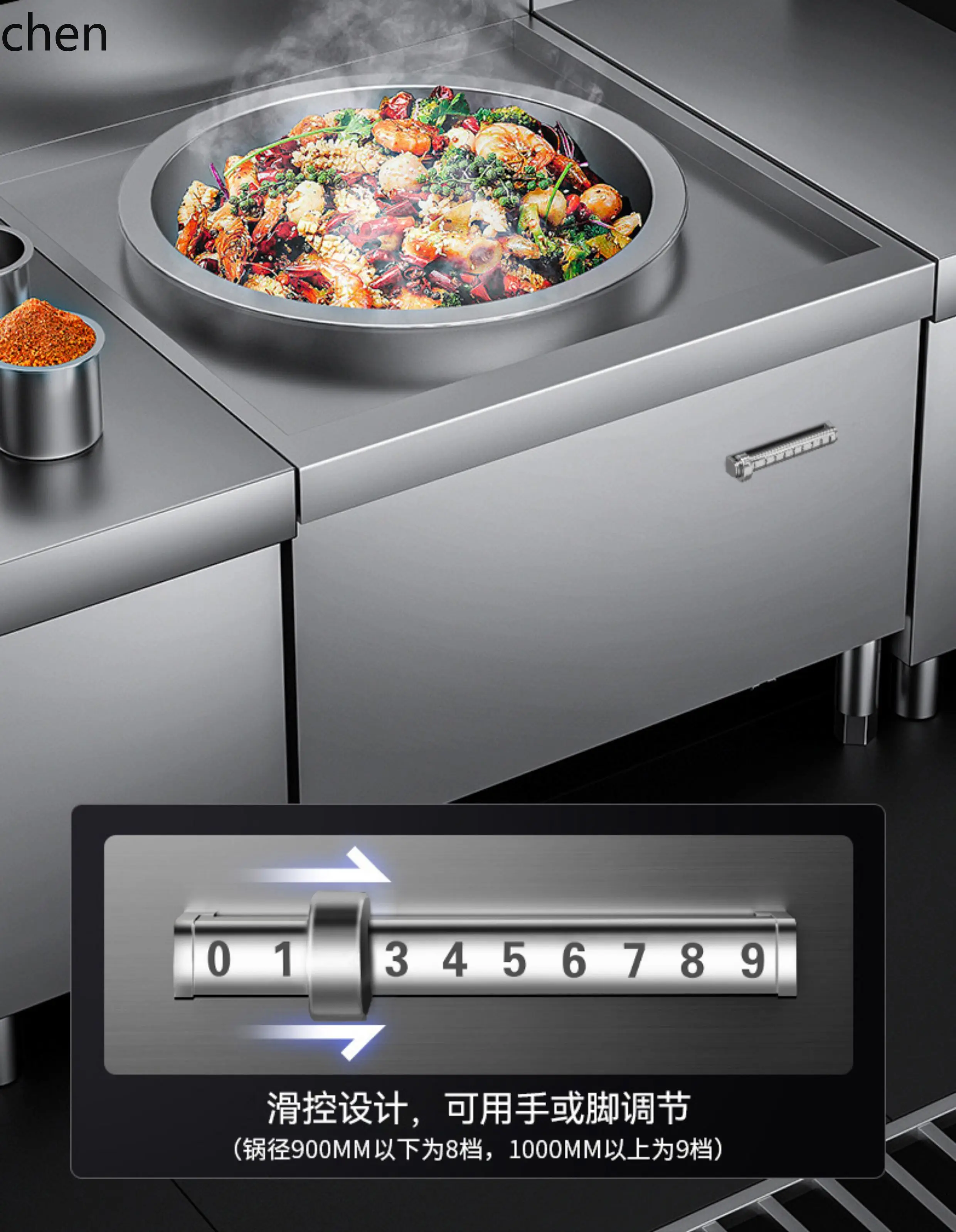 Commercial Kitchen Stove - ZML ticari indüksiyonlu ocak büyük tencere