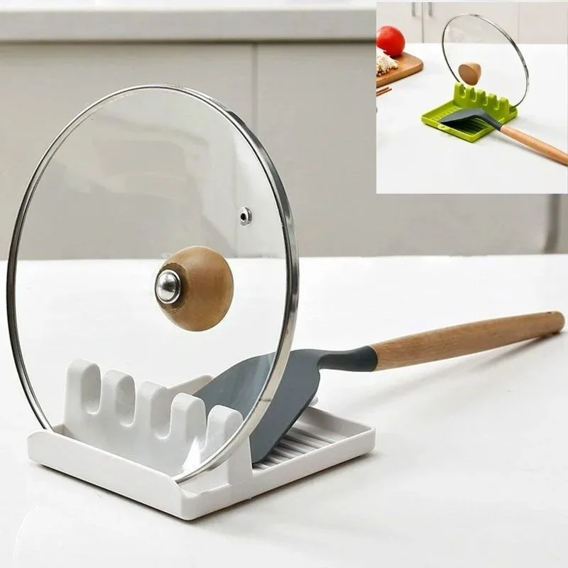 Commercial Kitchen Utensil Holder - Tava kapağı tutucu kaşıkları destekler tencere