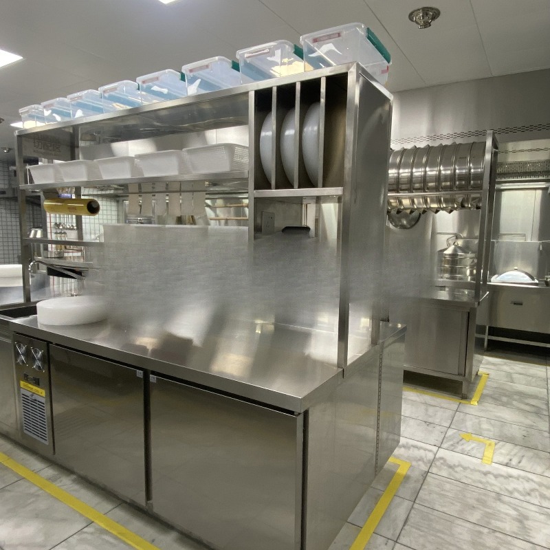 Commercial Kitchen Projects - Paslanmaz çelik ticari mutfak ekipmanları tek