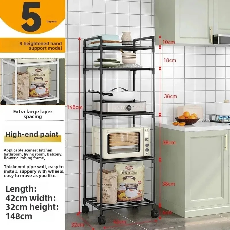 Commercial Kitchen Shelving - Yüksek alan kaplayan depolama rafı, dik