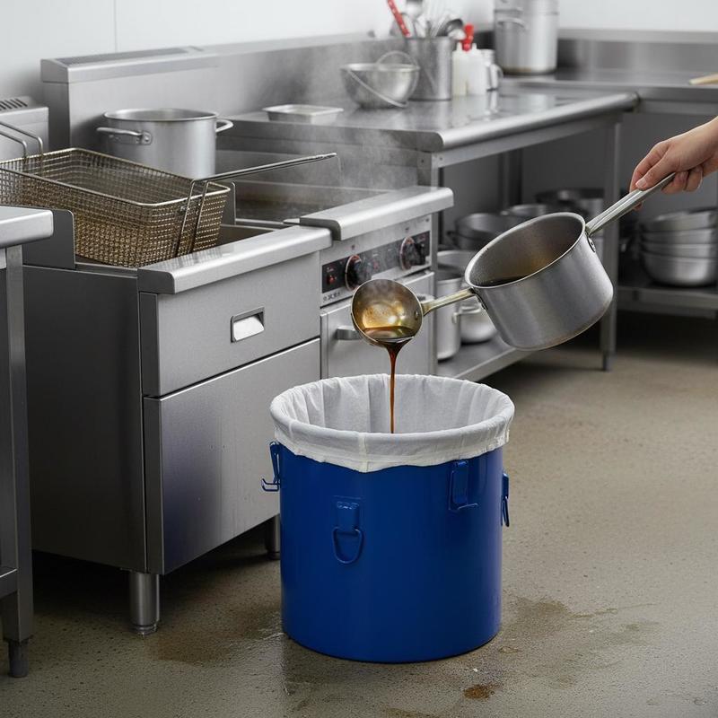 Karbon Çelik Yağ Atık Konteyne - Commercial Kitchen Oil Disposal incelemesi ve fiyatı