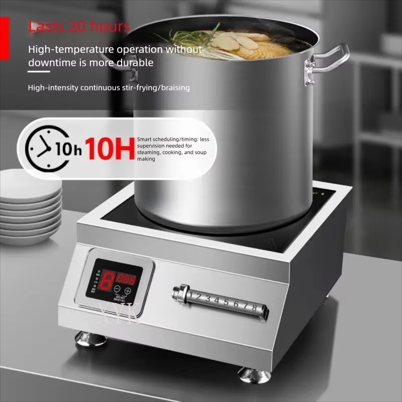 5000W Ticari Yüksek Güçlü İndü - Commercial Kitchen Stove incelemesi ve fiyatı