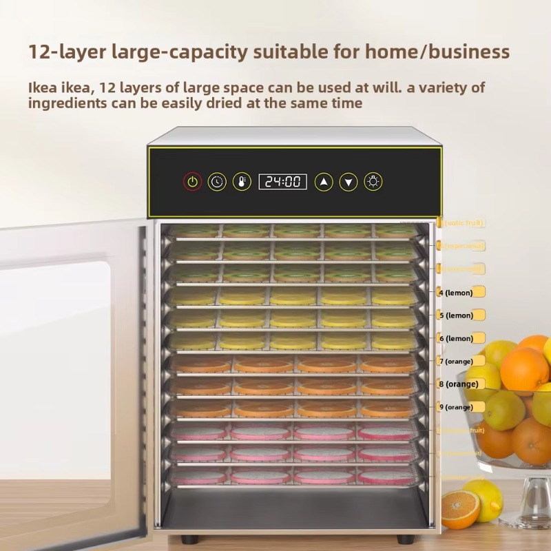 12 Katmanlı Ticari ve Ev Tipi  - Commercial Food Dehydrator incelemesi ve fiyatı