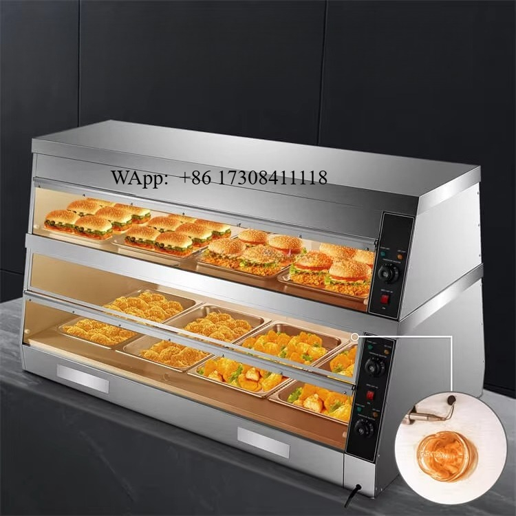 Ticari 2 Katlı Elektrikli Tezg - Food Warmer Display incelemesi ve fiyatı