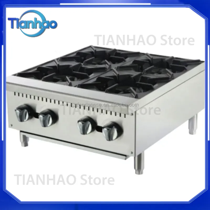 Ticari Paslanmaz Çelik 4 Ocakl - Commercial Kitchen Stove incelemesi ve fiyatı