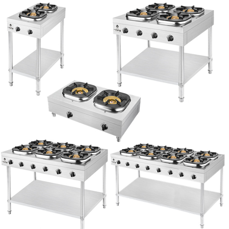 Toptan 6kW 8 Gazlı Ocaklı Endü - Commercial Kitchen Stove incelemesi ve fiyatı