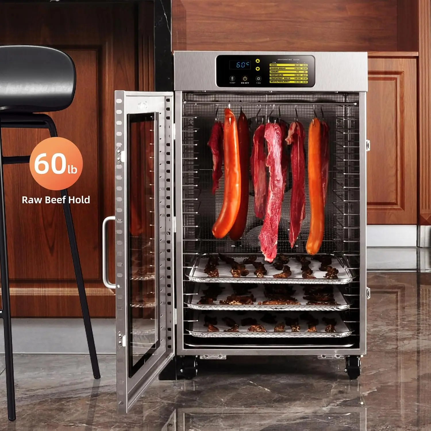 Ticari Gıda Kurutucu 18 Tepsil - Commercial Food Dehydrator incelemesi ve fiyatı