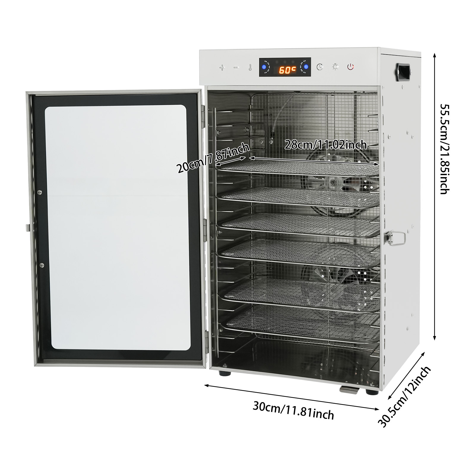18 Tepsili Gıda Kurutucu 304 2 - Commercial Food Dehydrator incelemesi ve fiyatı