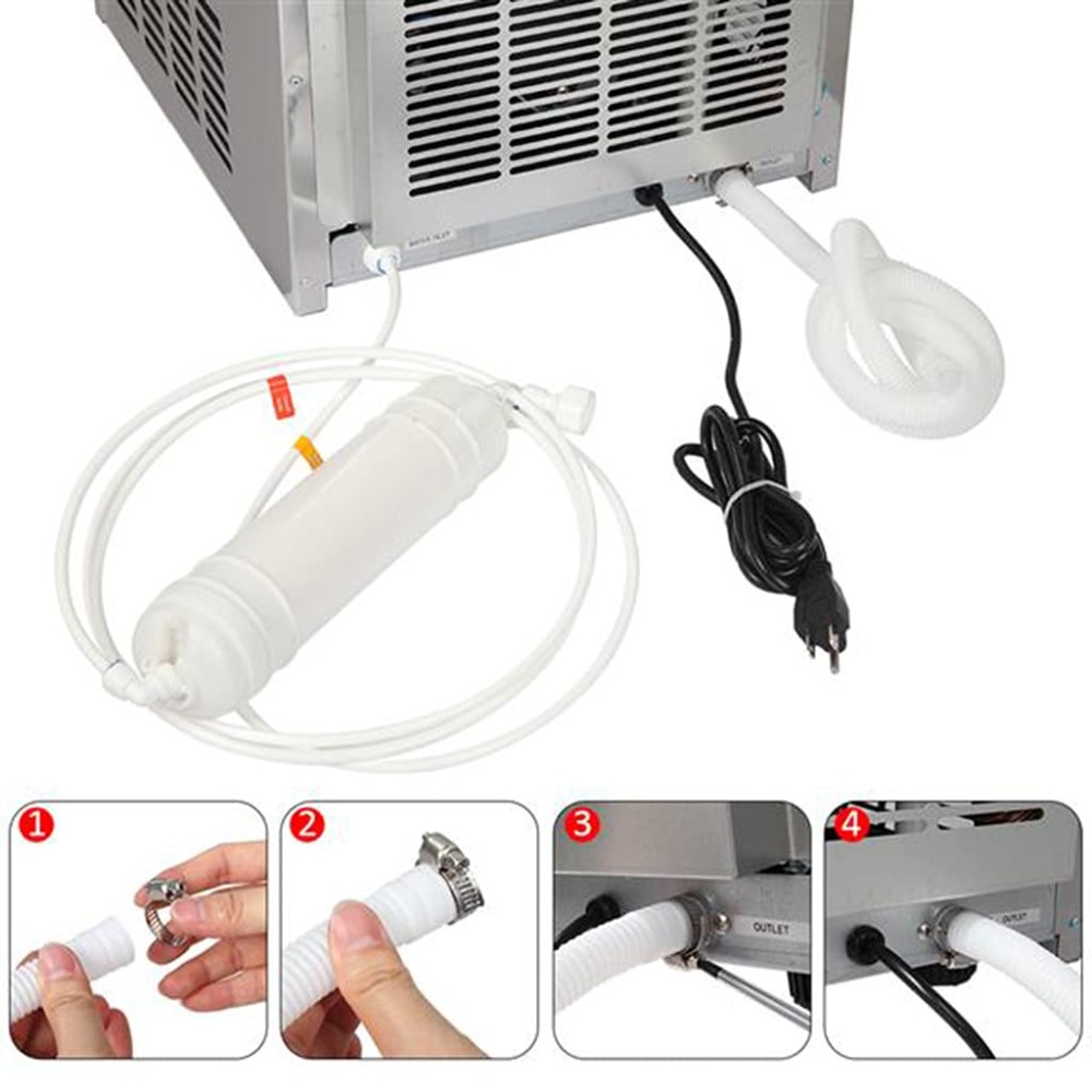 Ticari Buz Makinesi 110Lbs/24H - Commercial Ice Maker incelemesi ve fiyatı
