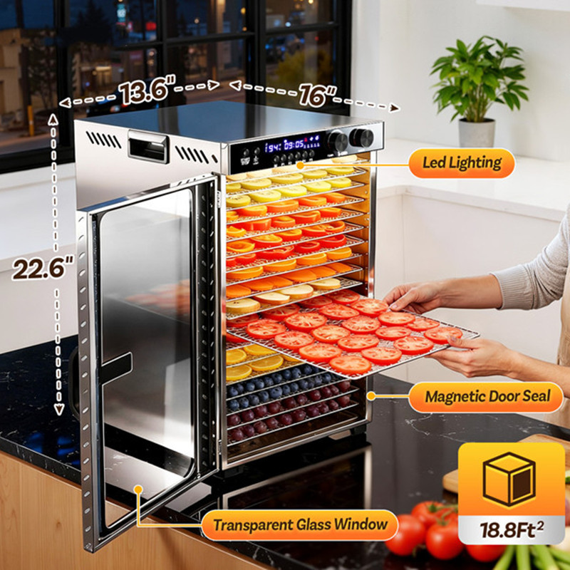 48 Saatlik Zamanlayıcılı Gıda  - Commercial Food Dehydrator incelemesi ve fiyatı