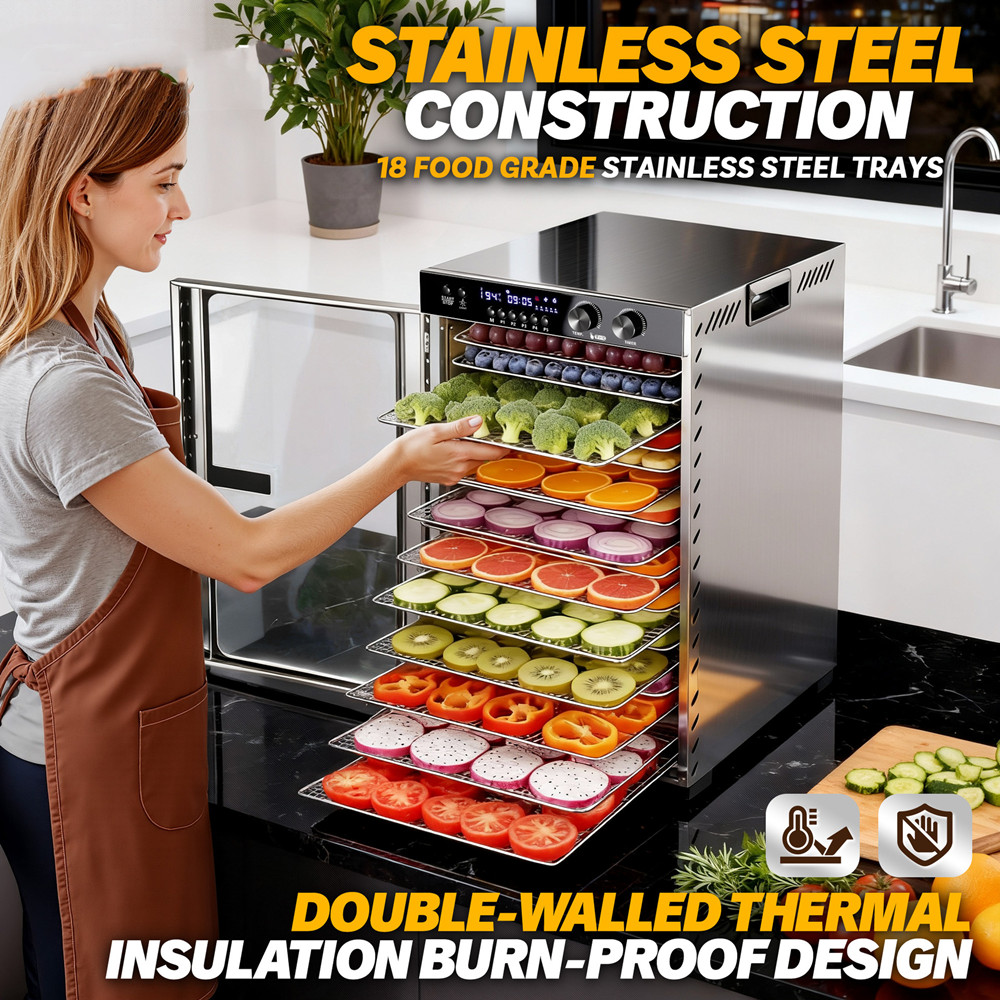 48 Saatlik Zamanlayıcılı Gıda  - Commercial Food Dehydrator incelemesi ve fiyatı